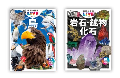 学研の図鑑LIVE新版「鳥」「岩石・鉱物・化石」のDVD/ストリーミング映像を制作しました